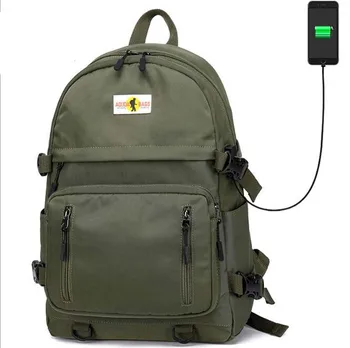 2020 Нов Mochila студентски училище раница Модни usb чанта за лаптоп Мъжки Пътни чанти раница найлонова Раница