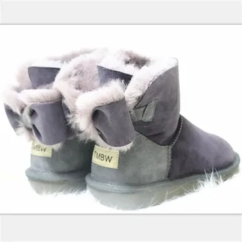 2022 г. Вълнена обувки от естествена кожа, Дамски Обувки от естествена овча кожа, дамски Зимни Класически Дамски Зимни Обувки, дамски Обувки от естествена овча кожа, Обувки