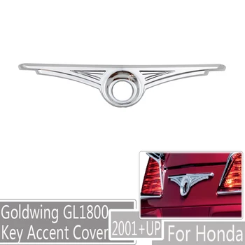 ABS Пластмаса, Хром Тампон На ключалка на Багажника, За Honda GL 1800 2001-2018 Goldwing GL1800 Аксесоари За Мотоциклети