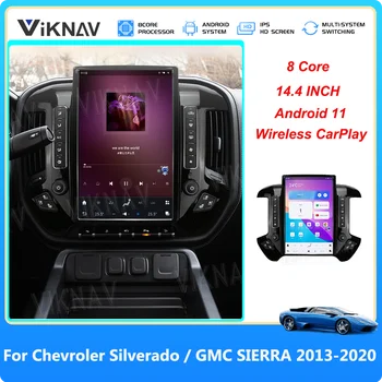 Android 11 Авто Радио за Chevrolet Silverado/GMC SIERRA 2013-2020 Мултимедия 128 GB Безжични CarPlay 8 Ядрени Сензорен Екран