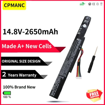 CPMANC Нова Батерия AS16A5K за Acer Aspire E15 E5-475G 523G 573G 575G 774G E5-575G E5-575-59QB E5-575G-53VG AS16A7K AS16A8K