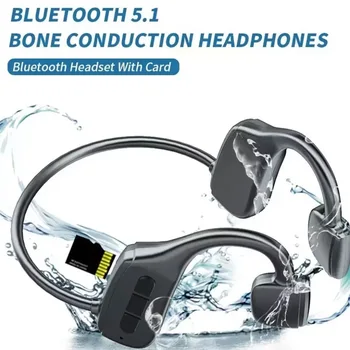 G2 Костната Проводимост Bluetooth Слушалки Безжични Водоустойчиви Спортни Слушалки Стерео Ухото на Куката Бягаща Слушалки Поддръжка на SD-Карти