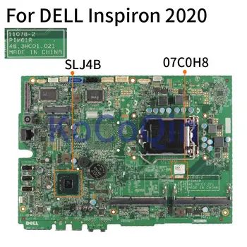 KoCoQin дънна Платка за лаптоп DELL Inspiron 2020 дънна Платка CN-07C0H8 07C0H8 11078-2 48.3HC01.021 SLJ4B DDR3 ТЕСТ