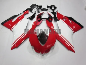 LGMOTO Мотоциклет огнено-червено черно-бял Обтекател на Капака За Ducati 899 1199 899 s 1199 s Panigal 2012-2013-2014 резервни Части за тялото