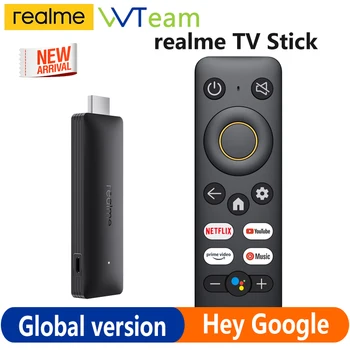 realme Smart Google TV Stick 1 GB RAM И 8 GB ROM ARM Cortex а a53 Bluetooth 5.0 Google Assistant Глобалната версия