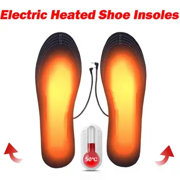 USB Стелки За Обувки С Подгряване, Електрически Топло За Краката, Топло На Краката, Подложка За Чорапи, Зимни Спортове На Открито, Нагревательная Стелки, Зимни Топло