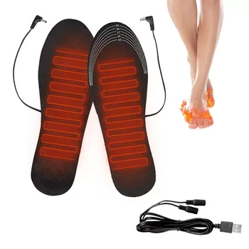 USB Стелки За Обувки С Топъл басейн, Топли Чорапи За Краката, Мат, Електрически Нагревающиеся Стелки, Миещи Топли Топлинни Стелки Унисекс