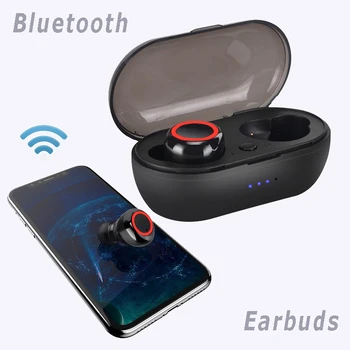 Y50 TWS2 Безжични Слушалки Bluetooth 5,0 Слушалките С Шумопотискане Слушалки HI-FI Стерео Airbuds Спортни Слушалки За Смартфони