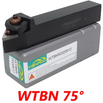 Безплатна доставка WTBN 20*20*125 мм 75 градуса на Външния Струг Инструмент Притежателя Костюм за Стругове Вложки TNMG1604