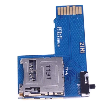 Двойна система за Двоен Адаптер за TF карта Такса за Памет 2 В 1 Адаптер TF Micro-SD-карта с Ключ За Raspberry Pi 3Б +/3Б