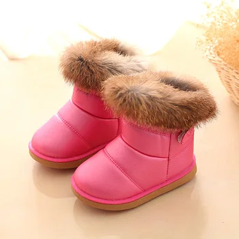 Детски Зимни Обувки За Малки момичета и Момчета, Зимни Обувки, Топли Плюшени детски Зимни Обувки с Кроличьим Кожа За Малки Момичета, Обувки За Малки Момчета 2021