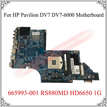 дънна платка за лаптоп HP Pavilion DV7 DV7-6000 дънна Платка Intel 665993-001 RS880MD HD6650 1G дънната платка на 100% тествана е НОРМАЛНО