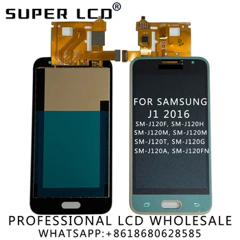 За Samsung Galaxy J1 2016 J120 J120F J120H Подмяна на Мобилен Телефон LCD Дисплей, Дигитайзер, Тъч Екран възли