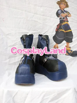 Конфигуриране На Ботуши Kingdom Hearts Cosplay Сора Cosplay Обувки Аниме Вечерни Ботуши Костюм