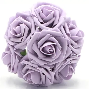 Люлякови Цветя Лилавата Роза Изкуствени Цветя 100 Стъбла За Булчински Букети търговия на Едро с Цветя Централно Украса на Сватбената Маса LNPE048