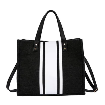 Нова дамска чанта, холщовые тъканни чанти, дамски чанти, дизайнерски Модни чанта на рамото, Дамски ръчни чанти, 3 стил, чанта на райе, 2019 ZX-106.