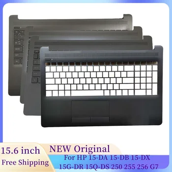 НОВА Оригинална клавиатура за лаптоп със Стойка за ръце в горния случай за HP 15-DA 15-DB 15-DX 15G-DR 15Q-DS 250 255 256 G7 L20386-001