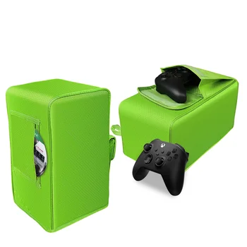 Преносим Ръкав Защитен Калъф Прахоустойчив Калъфче за Конзолата XSX Водоустойчив Слот за Аксесоари Чанта За Съхранение на Конзолата Xbox X Серия