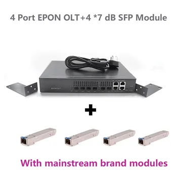 Пристанища 4pon epon Olt Smart Щепсела и да играе с интерфейс, администратор съвместим Huawei, ZTE