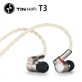 Слушалки TINHIFI T3 TIN T3 Dynamic + Драйвери Ноулс ушите Hi-Fi Music