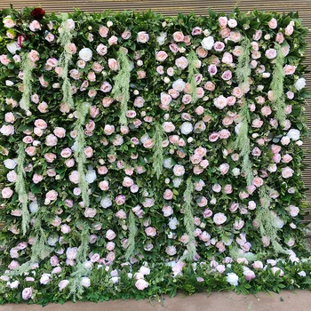 Стена цвете трева зелена на цвят гори на КОНКУРЕНТИТЕ розово и лилаво предпоставки за сватбени услуги свива нагоре плат