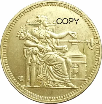 Франция 1830 г. Луи Филип I Златното Доказателство Essai 20 Frafes Месингови Копирни монети