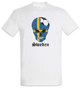Швеция Футболист Комета Тениска Шведски Футболен Флаг Банер на световното Първенство Лятна Мода Блузи с Къс Ръкав Дизайн на уеб Сайт